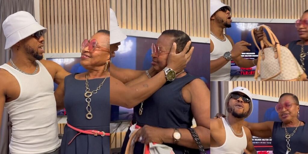 “phenomenal-mama”-–-actor,-charles-okocha-serenades-mum,-gifts-her-designer-bag-in-heartwarming-video-(watch)