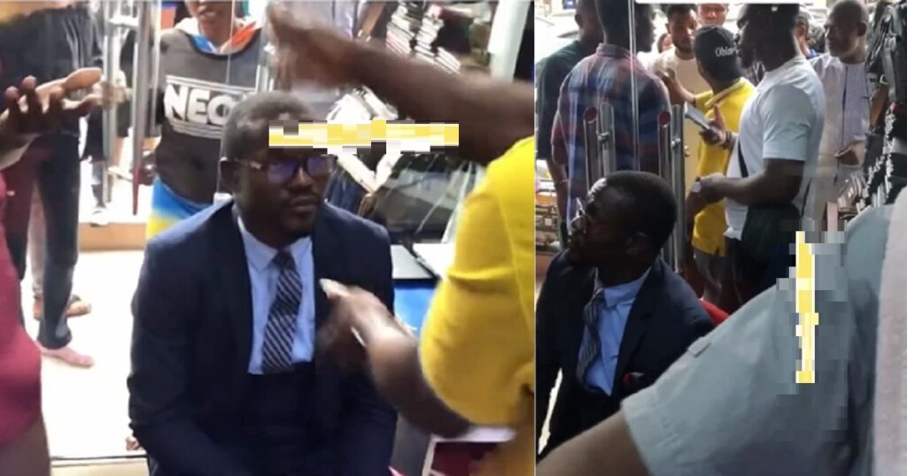corporately-dressed-man-caught-after-stealing-phones-from-multiple-shops-(video)