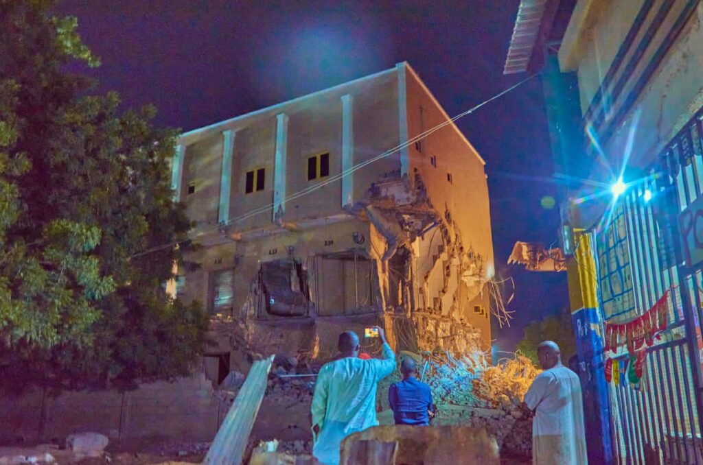 kano-govt-demolishes-illegal-structures-in-schools,-mosques,-markets,-others