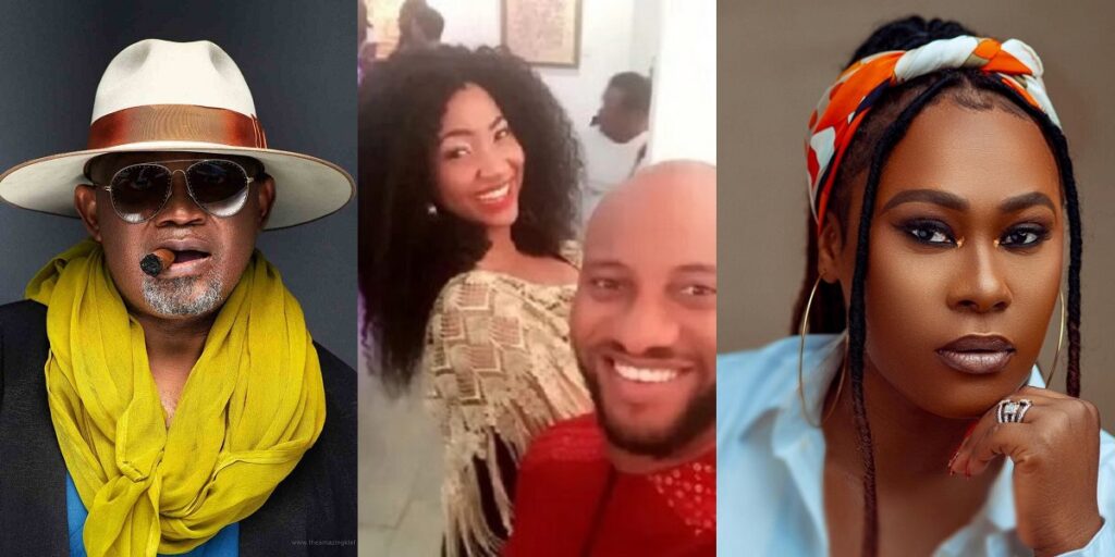 “what’s-really-going-on-?”-–-paul-o,-uche-jombo,-adaora-ukoh,-others-react-to-colleague,-yul-edochie’s-latest-video-with-second-wife,-judy