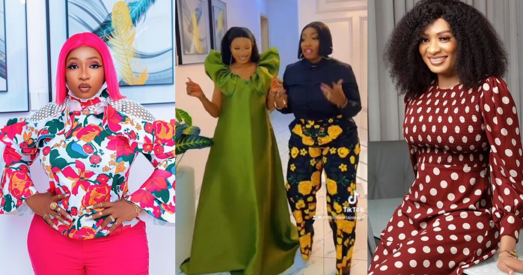“thanks-for-being-a-supportive-friend”-–-netizens-praise-anita-joseph-as-she-shares-beautiful-moment-with-may-edochie-(video)