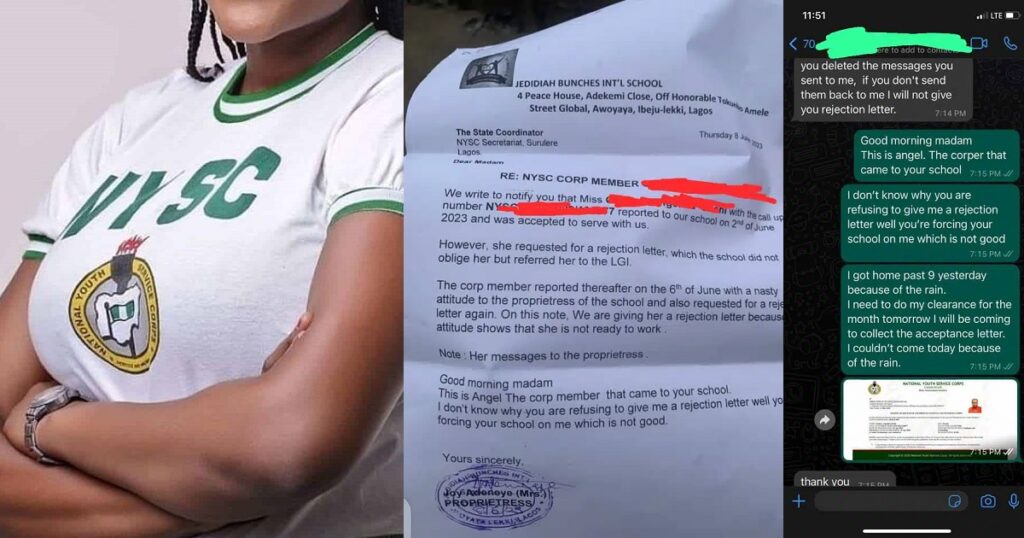 “she-came-to-our-school-with-a-nasty-attitude”-–-corps-member-shares-shocking-rejection-letter