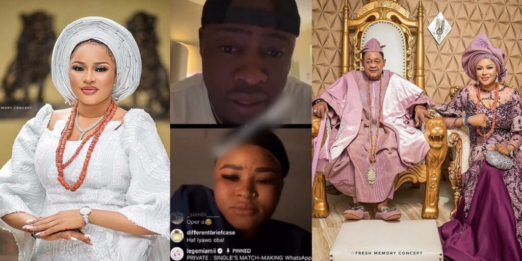 mixed-reactions-as-late-alaafin-of-oyo’s-widow,-queen-dami-joins-match-making-platform-to-find-a-man-(video)