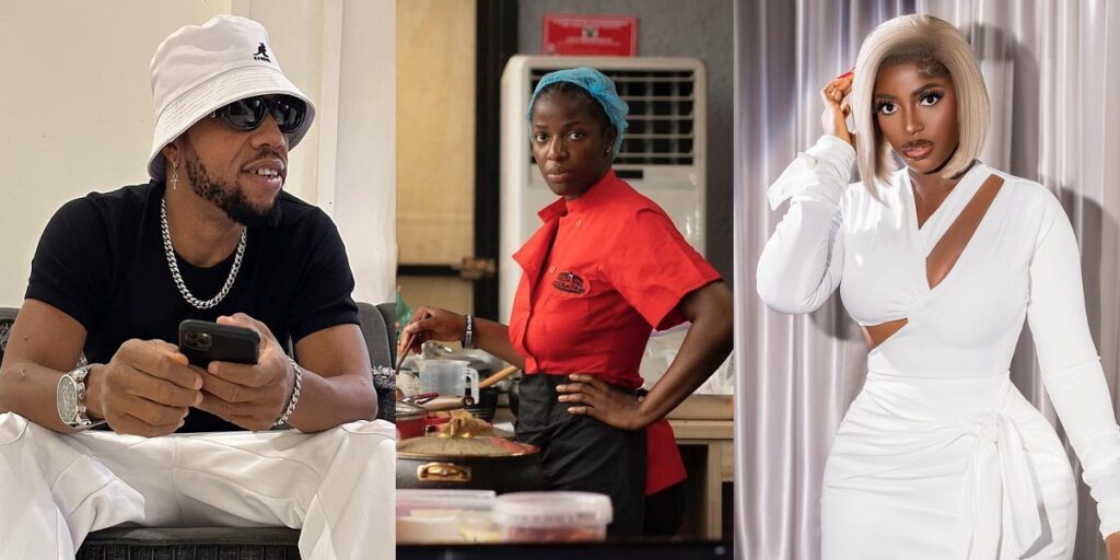 “effect-of-wig-and-makeup”-–-fans-react-as-charles-okocha-fails-to-recognize-hilda-baci-despite-performing-at-her-cook-a-thon-(video)