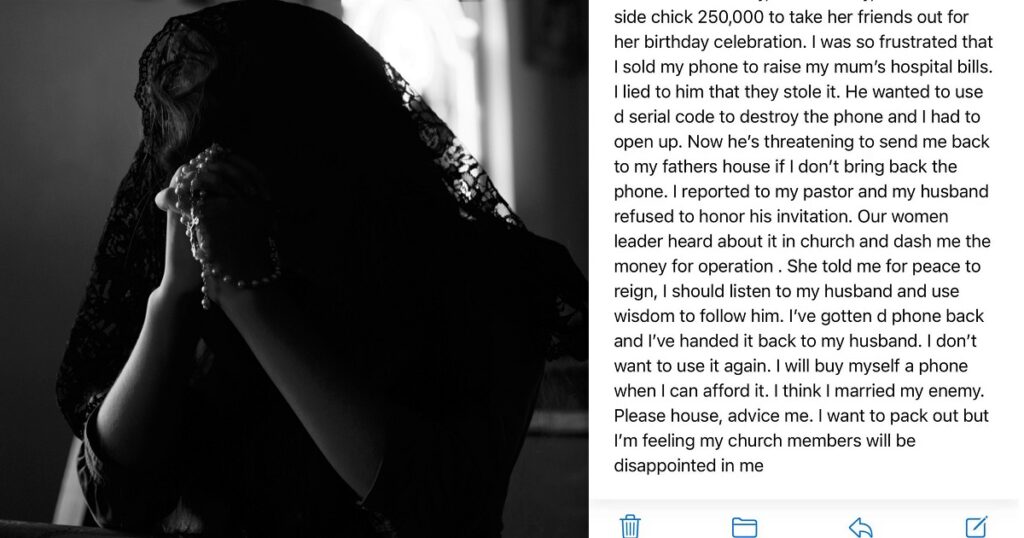 “i-think-my-husband-hates-my-family”-–-lady-laments-after-selling-her-phone-to-raise-money-for-her-mother’s-surgery