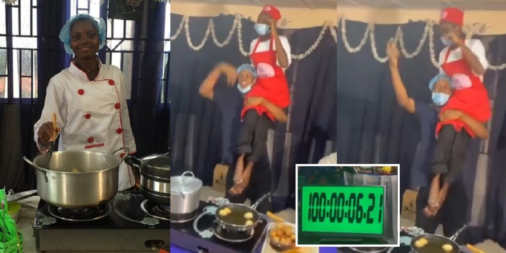 jubilation-in-ekiti-as-chef-dammy-allegedly-surpasses-100-hour-cooking-time-(video)