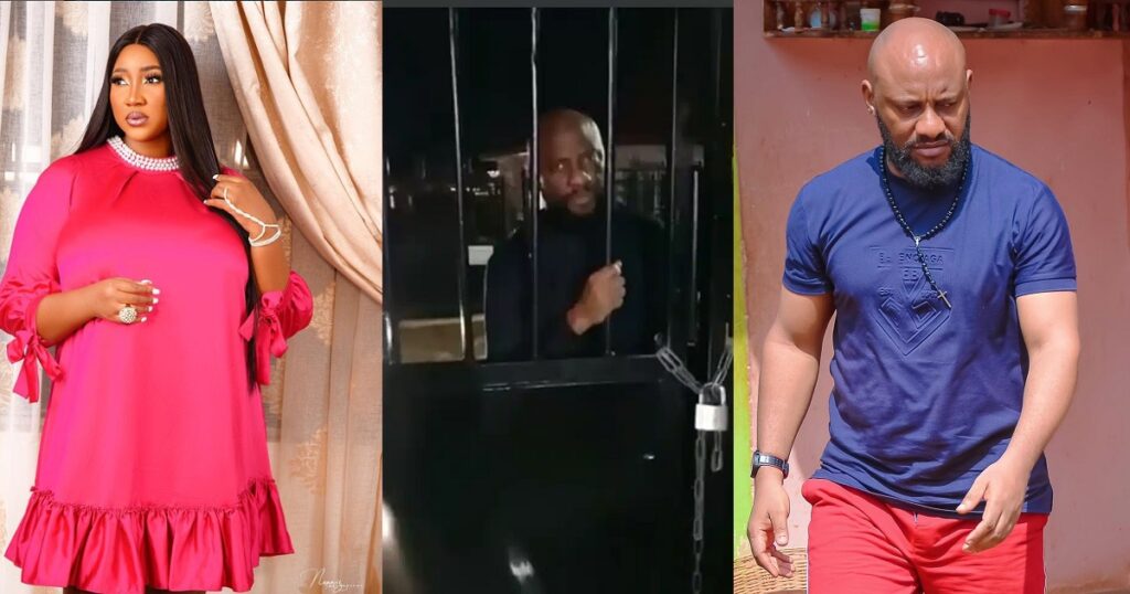 judy-austin-locks-yul-edochie-outside-their-home-during-new-fight-(video)