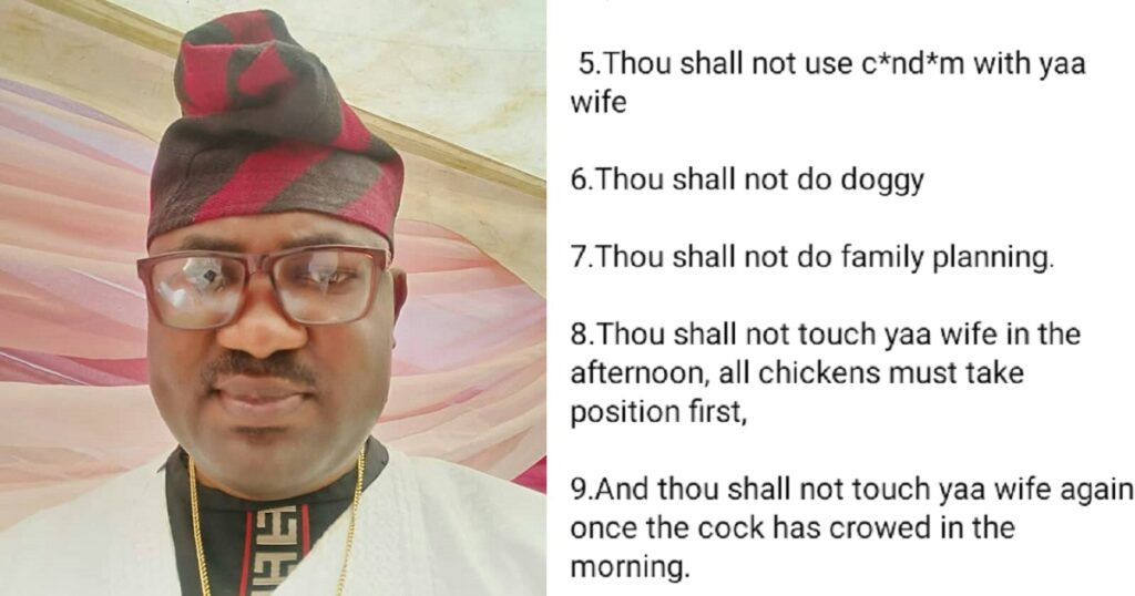 “thou-shall-not-do-family-planning,-give-head-or-use-condom”-–-benue-security-expert-lists-10-commandments-for-men-in-his-community