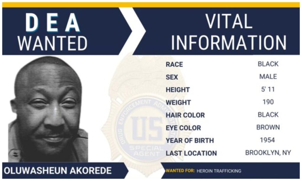 nigerian,-oluwasheun-akorede-declared-wanted-by-us-dea-for-drug-trafficking