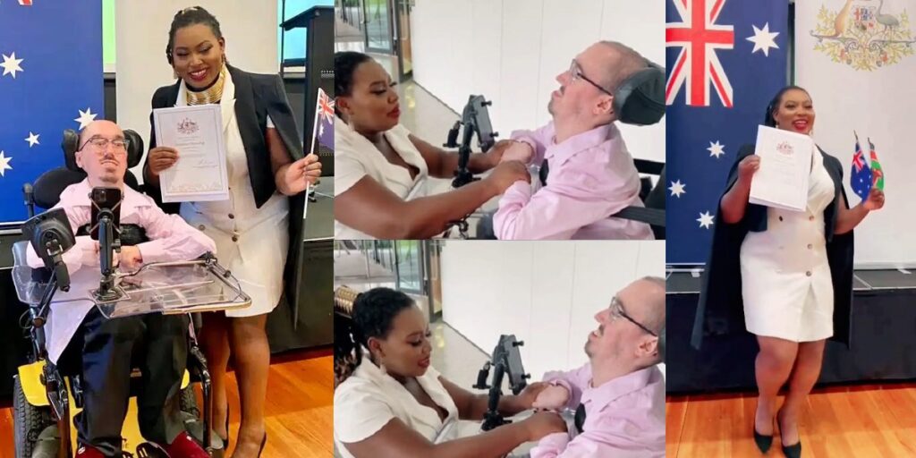 “he-is-an-angel-in-human-body”-—-woman-emotional-as-she-appreciates-her-husband-after-receiving-australian-citizenship-(video)