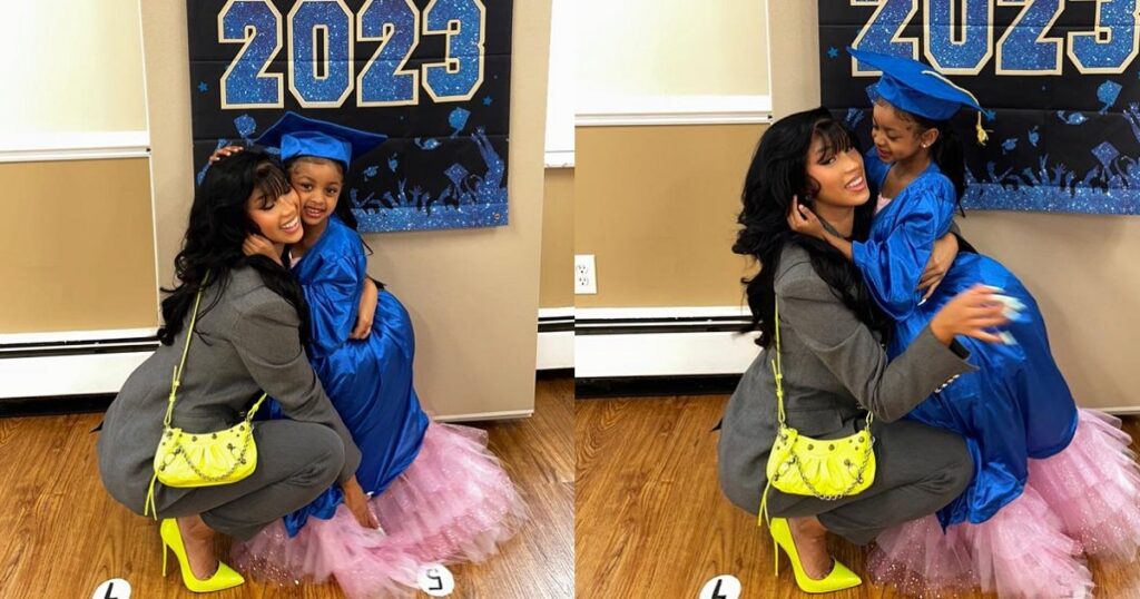 “give-me-good-grades-and-i’ll-give-you-the-world,-baby”-–-cardi-b-celebrates-daughter-kulture’s-graduation-in-style