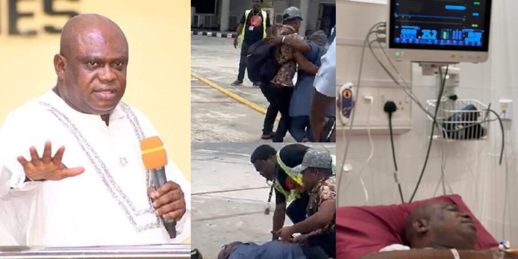 apostle-chibuzor-hospitalized-after-collapsing-at-the-airport-(video)