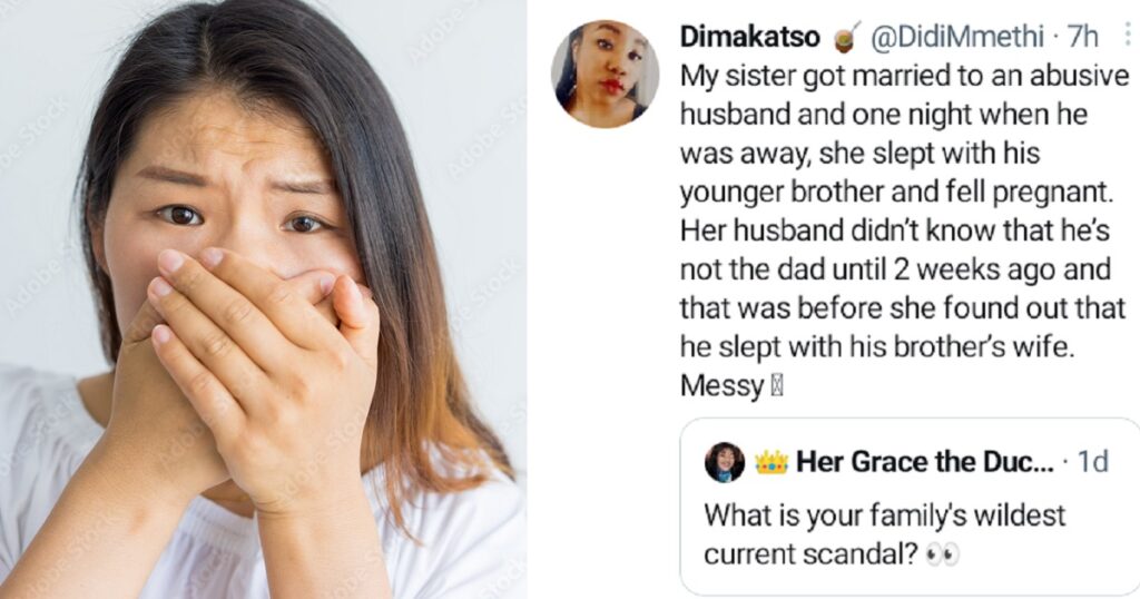 “my-sister-slept-with-her-husband’s-younger-brother-and-got-pregnant”-–-south-african-lady-reveals-her-family’s-wildest-scandal