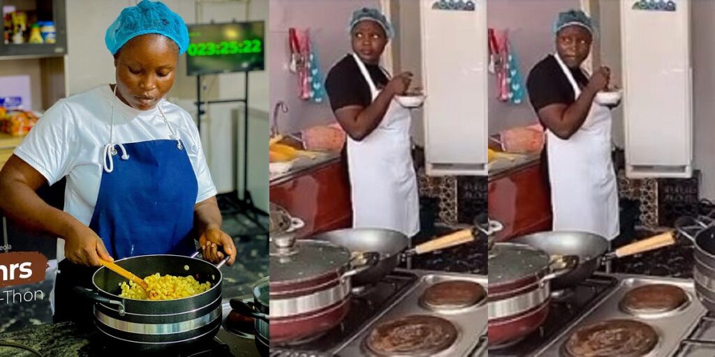 ondo-chef-reportedly-turns-off-gas-to-eat-her-own-food-during-150-hour-cook-a-thon-(video)