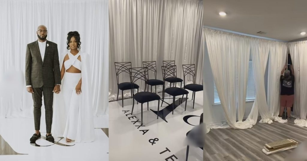 american-bride-shares-video-of-her-living-room-wedding-with-just-nine-attendees-(watch)