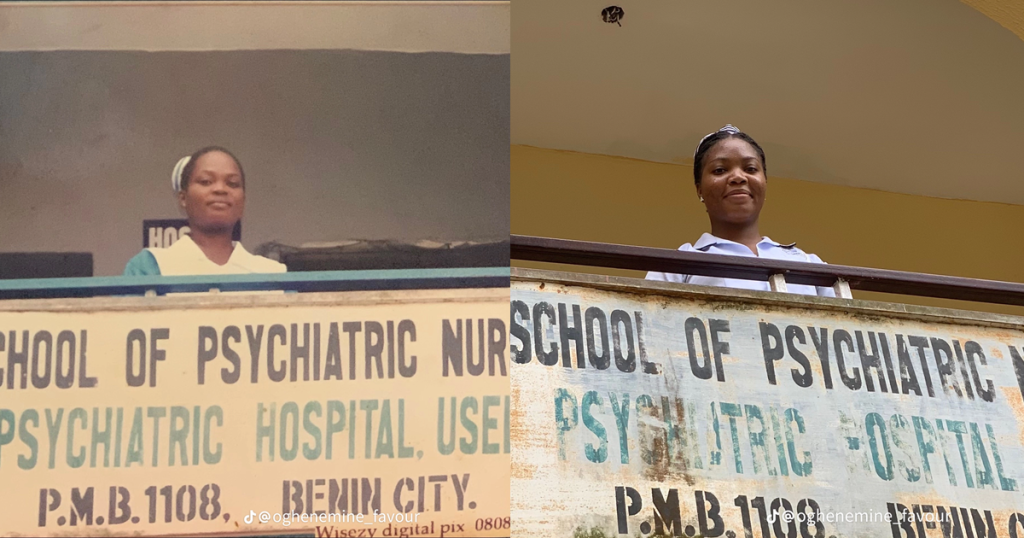 nurse-recreates-mother’s-20-year-old-photo-in-the-same-spot-at-the-same-hospital-(images)