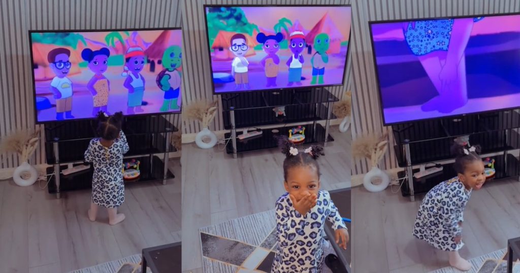 little-girl-who-prefers-coco-melon,-enjoys-indigenous-igbo-cartoon-after-initial-disinterest-(watch)