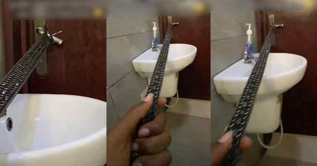 “why-was-the-guy-still-trying-so-hard-to-enter”-–-man-uses-his-belt-as-a-makeshift-lock-to-secure-a-public-restroom-door-(watch)