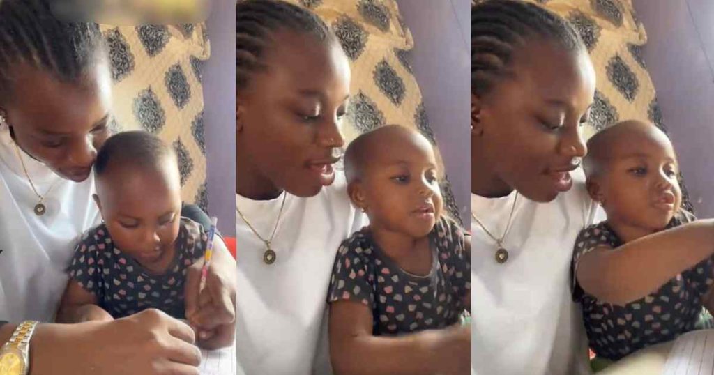 “a-for-adiye”-–-lady-sh0cked-as-little-girl-associates-an-english-alphabet-with-a-yoruba-word-(watch)