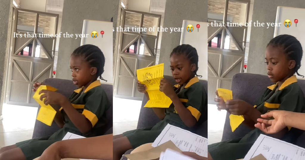 “it’s-that-time-of-the-year”-–-little-girl-left-speechless-by-her-report-card-goes-viral-(watch)