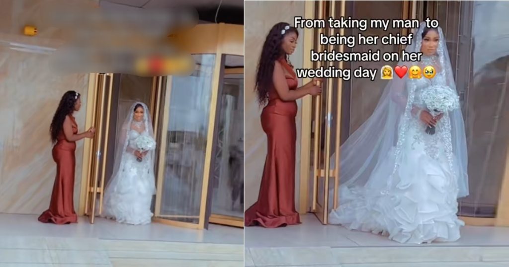 lady-shares-how-she-was-the-bridesmaid-to-her-friend-who-snatched-her-man-on-her-wedding-day-(watch)