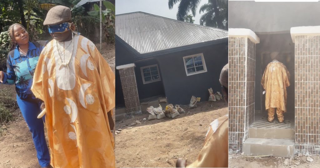 priceless-moment-a-lady-surprised-her-dad-with-a-newly-built-house-(video)