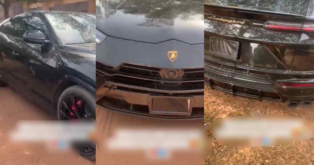 reactions-as-a-student-arrived-at-the-university-of-benin-in-lamborghini-(video)