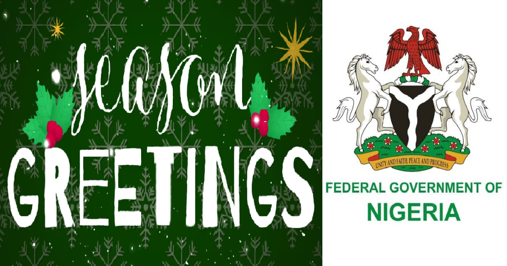 federal-government-officially-declares-december-25th,-26th,-and-the-1st-of-january-as-public-holidays