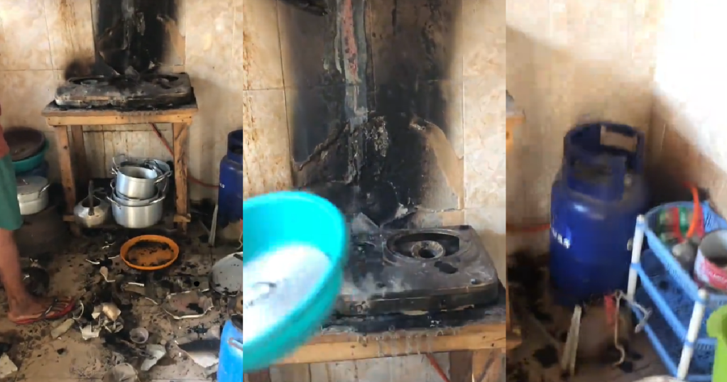 lady-narrates-how-she-narrowly-escaped-a-f@tal-situation-after-her-house-went-up-in-flames-at-1-in-the-morning-while-she-was-asleep-(video)