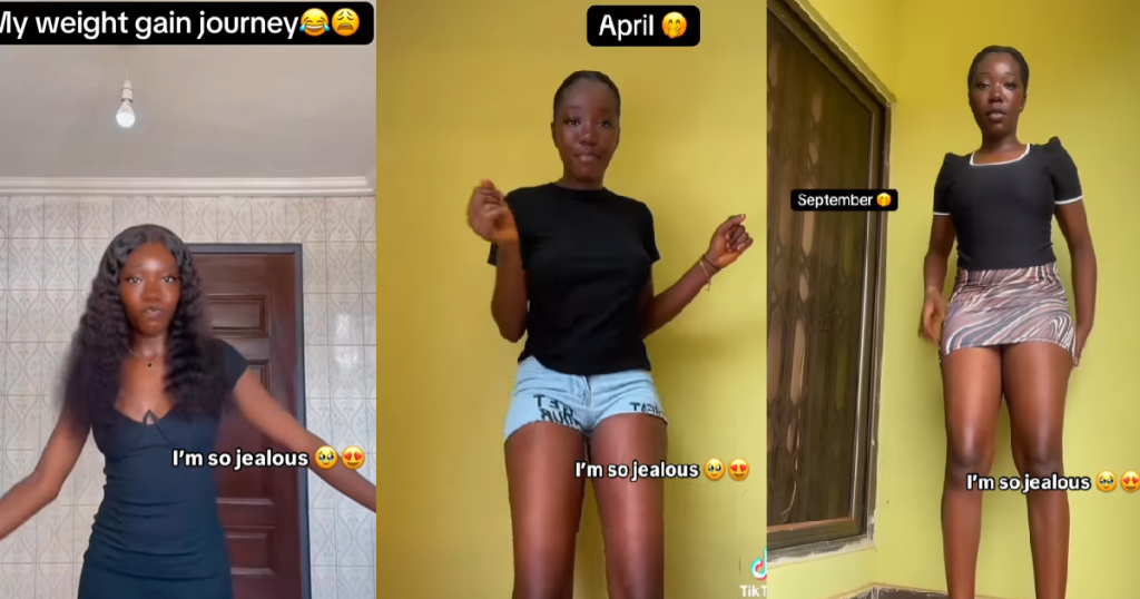 lady-shares-her-remarkable-transformation-after-going-on-a-weight-gain-journey-(video)