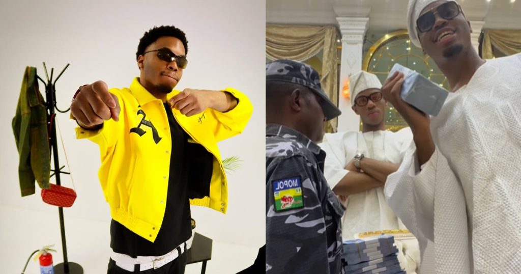 billionaire-son,-siraheem-okoya-reacts-after-being-critic!zed-over-a-video-of-a-policeman-holding-bundles-of-cash-for-him-(watch)