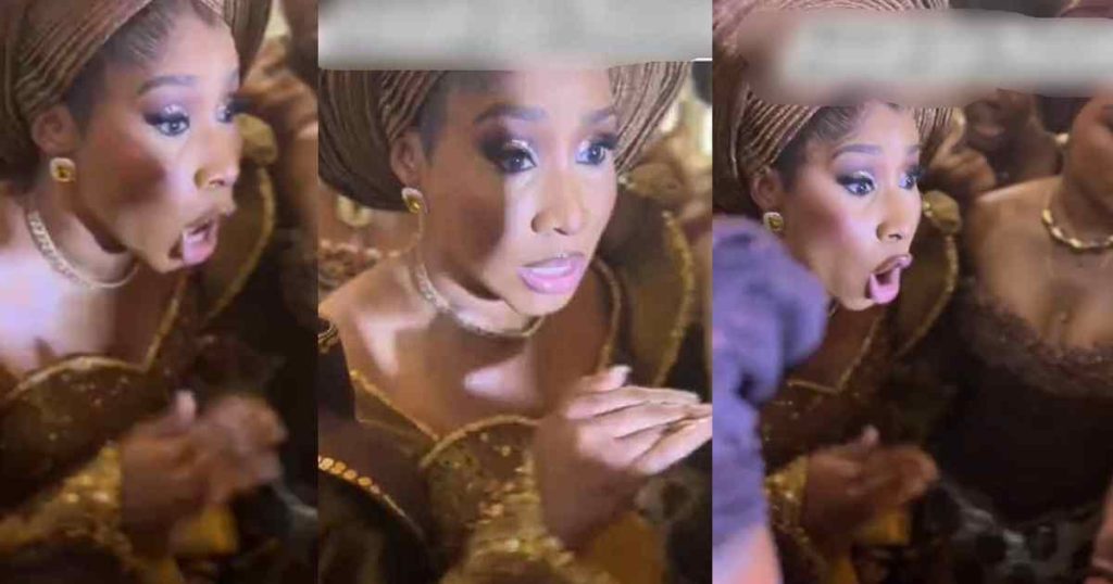 moment-a-bride-refuses-to-dance-into-the-hall-with-the-music-from-the-traditional-band,-insists-on-alaga-(watch)