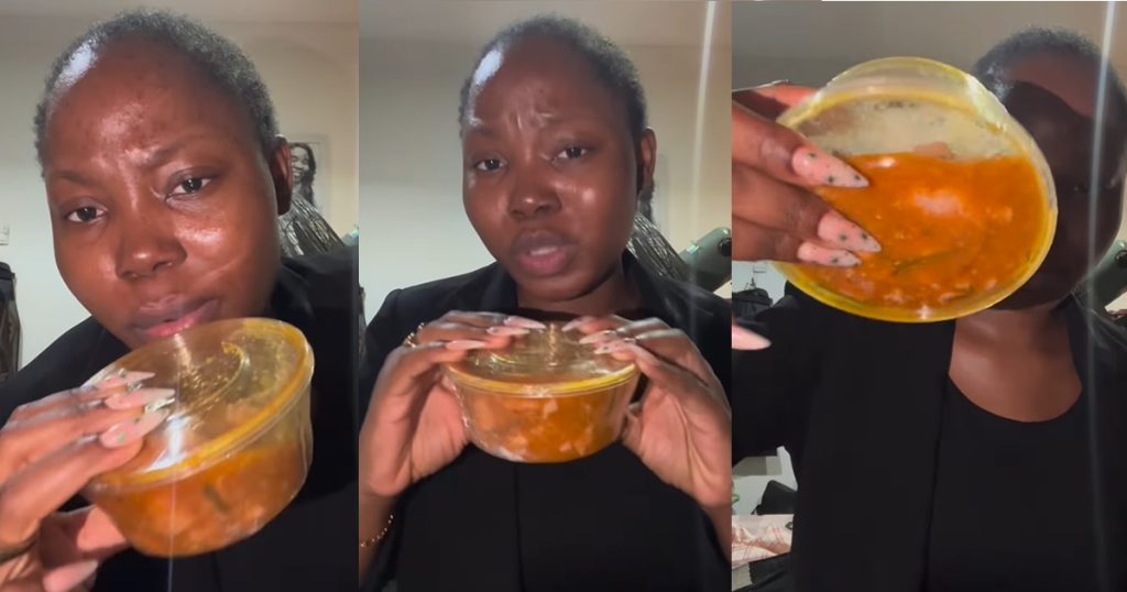 lady-shares-₦6k-turkey-pepper-soup-she-ordered-from-hilda-baci’s-kitchen-(video)