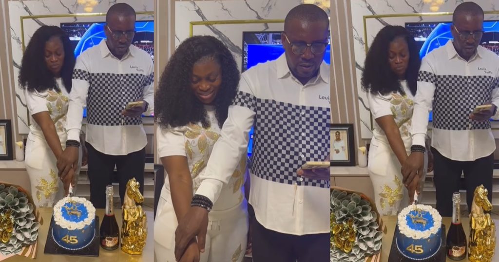 “no-respect-for-your-wife?-at-least-drop-phone-for-just-5-minutes”-–-man-d!sregards-wife-on-her-birthday,-types-away-on-his-phone-(video)