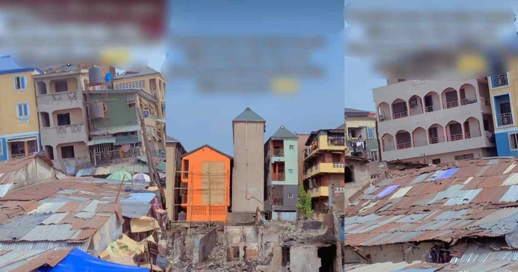 online-users-react-to-video-of-clustered-residential-buildings-in-lagos-island-(watch)
