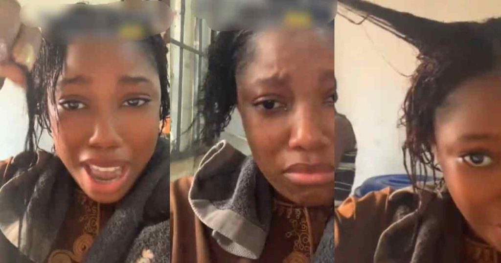 “just-comb-the-hair-and-then-pack-the-remaining-one”-–-lady-brɘaks-down-in-tɘars-as-she-loses-hair-after-relaxing-at-a-salon-(watch)