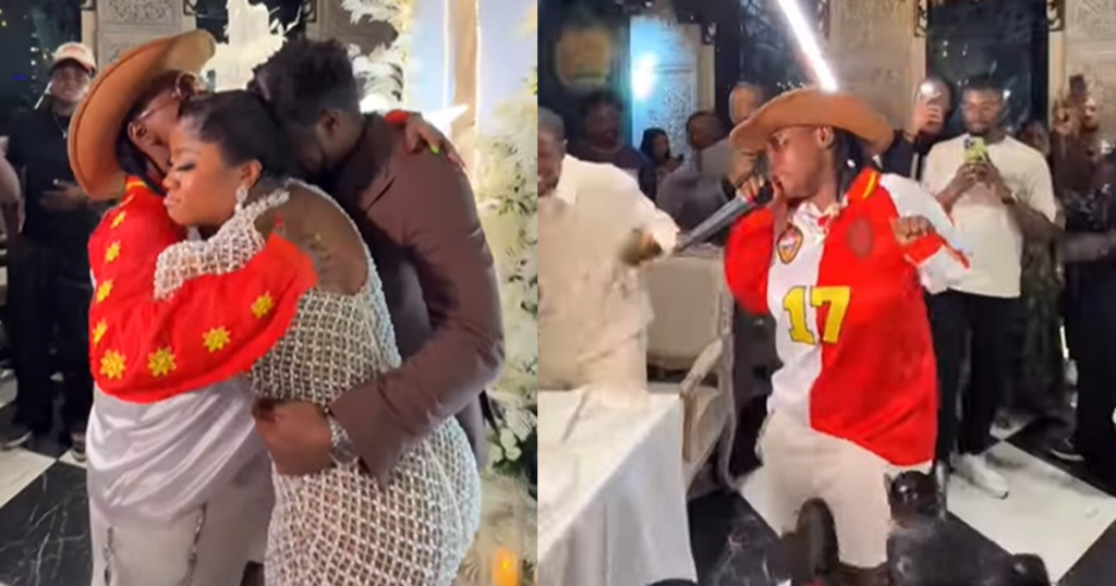 adorable-moment-singer-teni-surprised-veekee-james-and-her-husband,-femi,-at-their-wedding-anniversary-party-(video)
