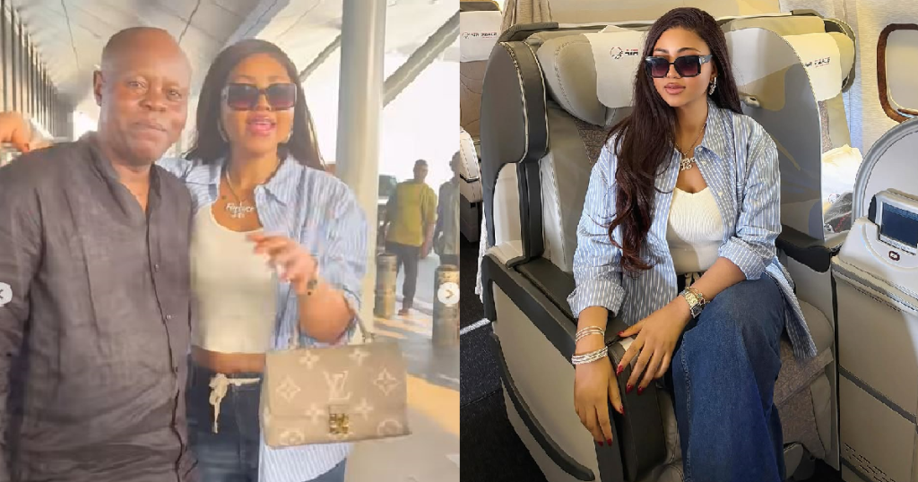 heartwarming-moment-regina-daniels-reunites-with-father-at-the-airport-(watch)