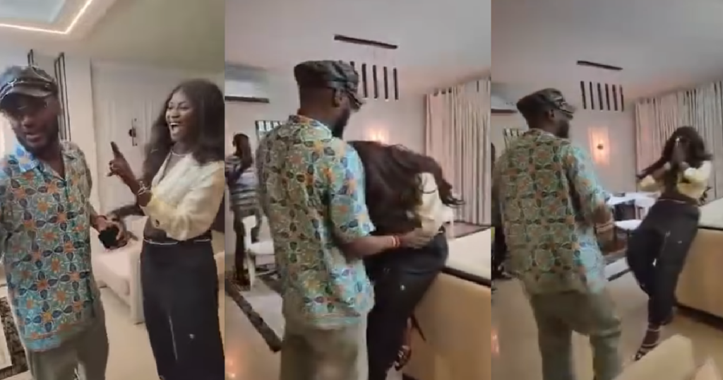 “0%-composure”-–-nigerian-singer-2face-idibia-proposes-to-his-new-woman-natasha-(watch)
