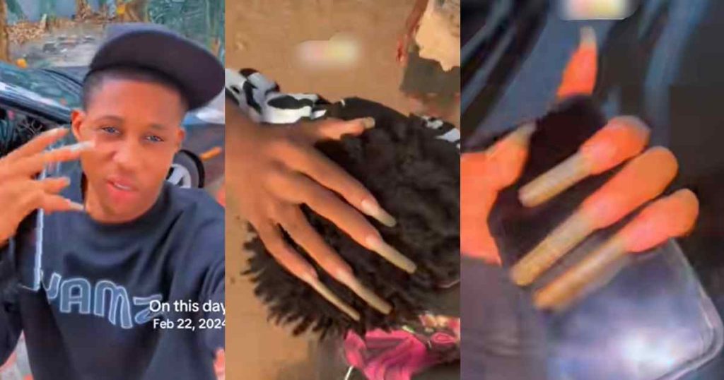 “so-he-made-that-nail-his-priority-for-one-year”-–-man-reveals-his-fingernails-after-1-year-growth-(video)