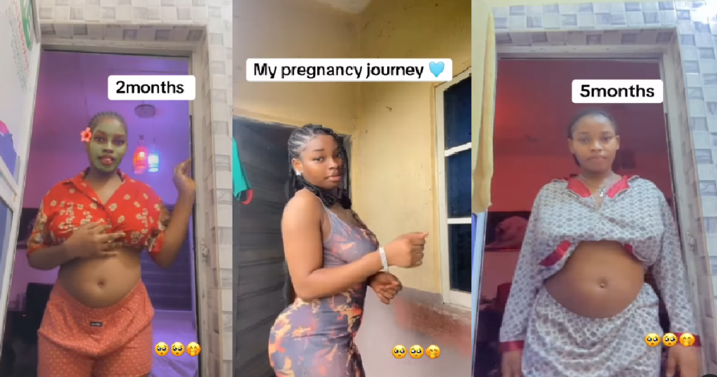 lady-shares-her-pregnancy-journey-amazing-netizens-(watch)
