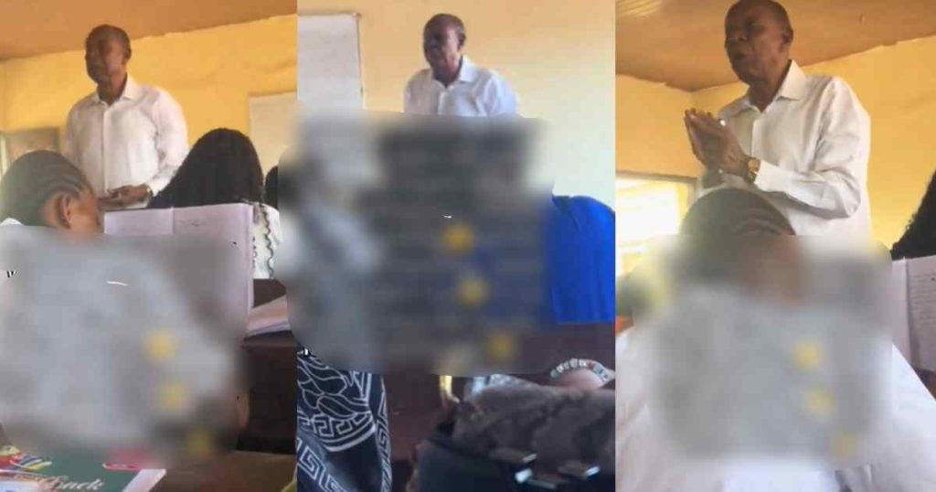 university-student-shares-a-video-of-her-84-year-old-lecturer-who-never-fa!ls-students-and-allegedly-refused-to-stop-teaching-after-retirement-(watch)