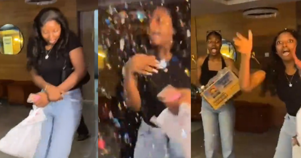 “they-thought-i-was-the-bride”-–-lady-shares-hilarious-mix-up-at-her-sister’s-bridal-shower-surprise-party-(watch)