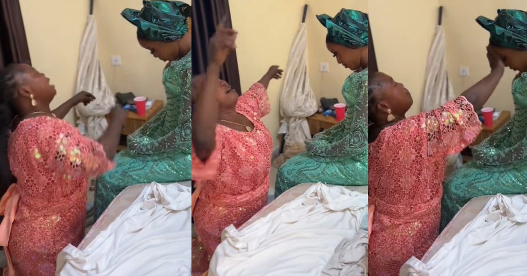 “wedding-must-go-as-planned”-–-mother-in-law-becomes-a-‘prayer-warri0r’-after-bride-complained-of-s!ckness-on-wedding-day-(watch)
