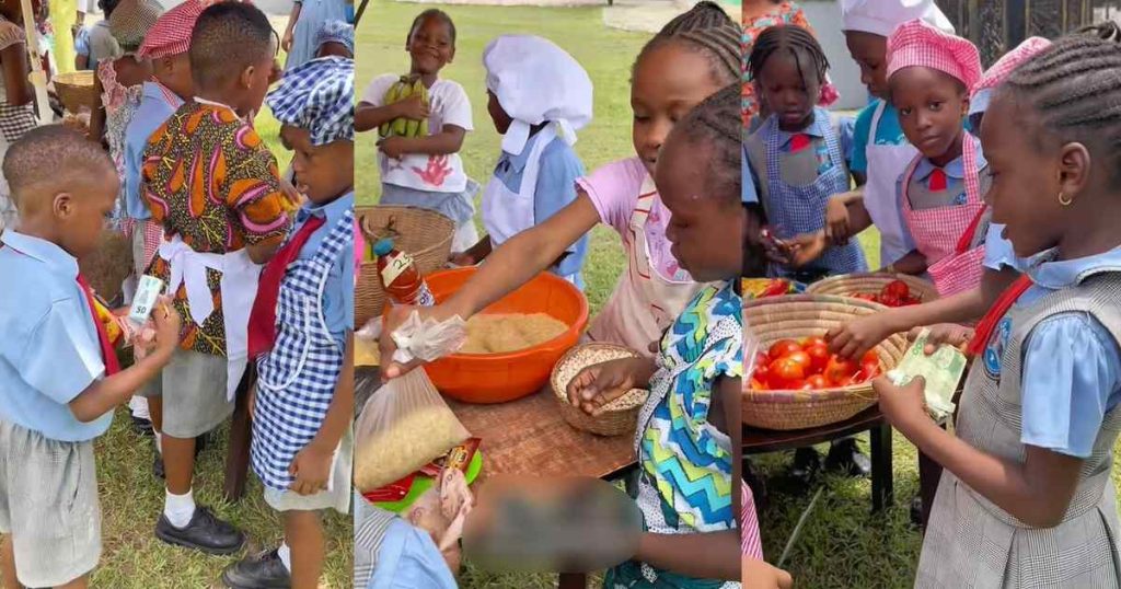 lady-shares-her-interesting-experience-at-a-children’s-market-at-their-school-(watch)