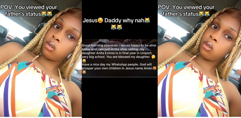 “good-morning-ebenezer,-i-am-so-happy-to-be-alive”-–-lady-shares-what-her-dad-posted-on-his-whatsapp-status-(image)