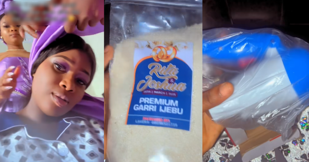aso-ebi-lady-sh0cked-by-the-‘packaged-garri-gift’-she-received-at-a-wedding-ceremony-(watch)