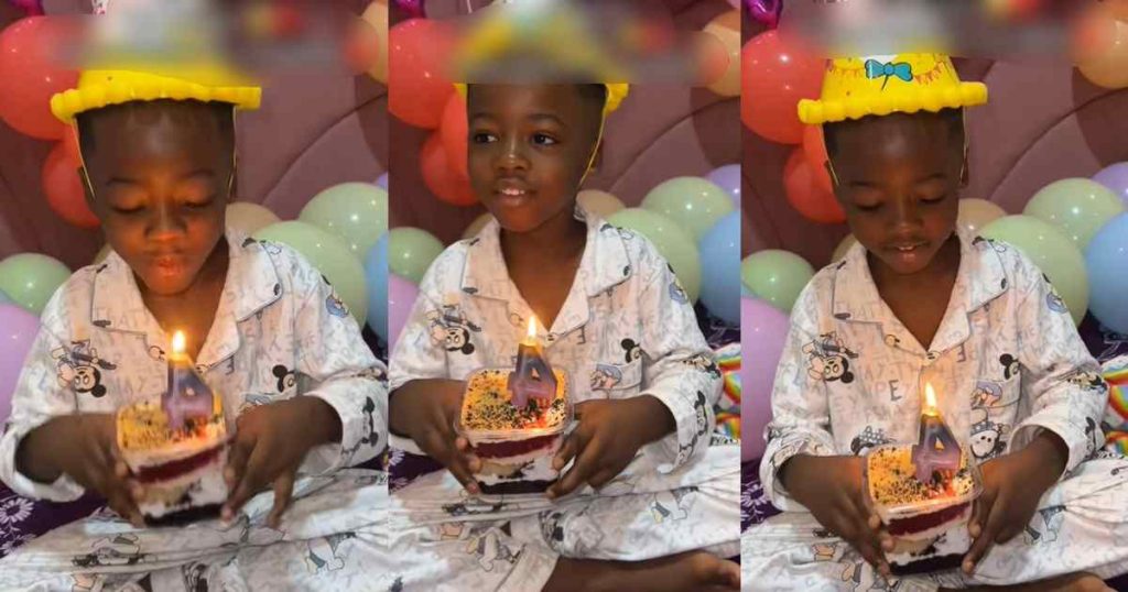 “i’ll-give-you-next-year”-–-nigerian-mum-shares-the-adorable-moment-her-4-year-old-son-requested-a-baby-sister-as-his-birthday-gift-(watch)