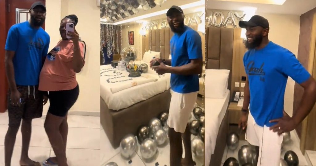 pregnant-woman-shares-how-she-surprised-her-‘inquisitive-husband’-on-his-birthday-(video)