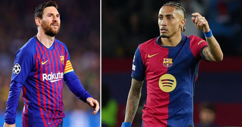 ucl:-raphinha-breaks-lionel-messi’s-record-in-barca’s-3-3-draw-with-inter-milan
